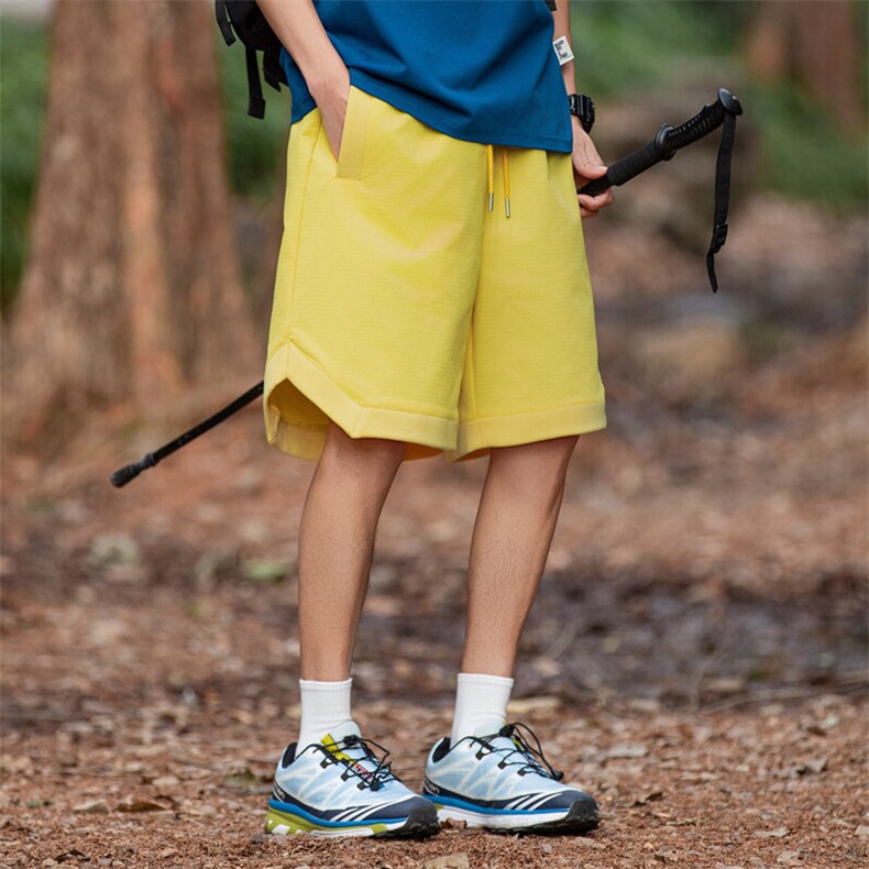 2025夏季新款男士户外运动休闲中裤薄款透气宽松五分裤多袋裤p40，男装牛仔裤，星座1113