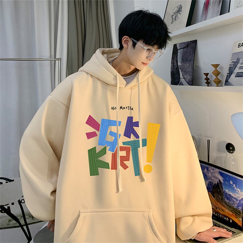 抖音得物供货可提供视频秋冬重磅美式宽松连帽卫衣DL1999,男装卫衣,电商A486