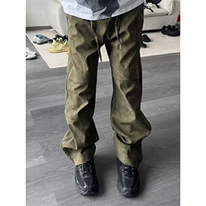 冲锋裤男美式机能侧拉链直筒工装裤防水户外登山裤子WLC31077-p48，男装休闲裤，星座1008