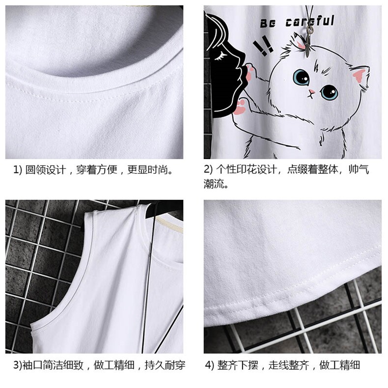 BX25116-P20港风运动汗背心男大码汗衫男无袖T恤男网格挂拍,男装T恤,电商A040A
