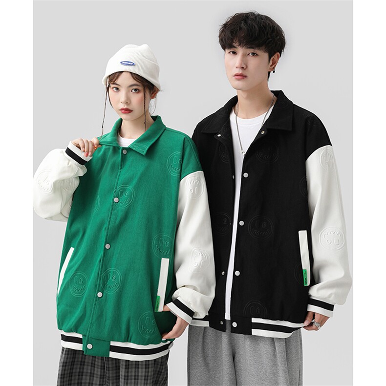 美式秋季潮牌外套2023新款休闲衣服翻领情侣夹克A436-88611-P85,男装夹克,电商A436