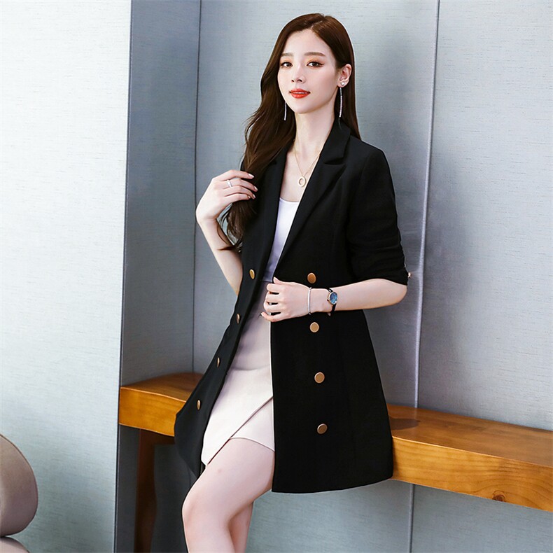 西装时尚气质百搭优雅韩版2021年秋季纯色简约,女装西装,一安秀