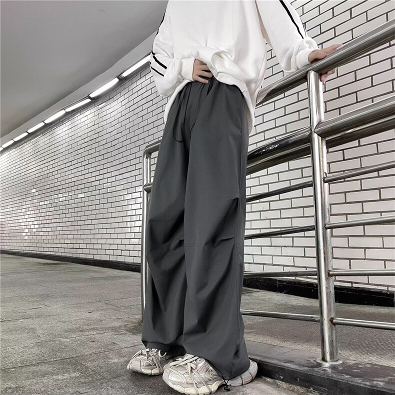 休闲裤男女韩版潮流阔腿高街帅气2024春季季新款ins长裤K4715-P34,男装休闲裤,星座412-2