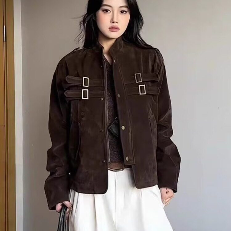 灯芯绒夹克短外套女春秋季气质高级感2025秋冬新款小个子洋气小众,男装夹克,星座506A