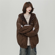 羊羔绒PU皮棉服男款冬季加绒加厚保暖棉袄美式高街棉衣M02/P118，男装夹克，星座206（原A221）