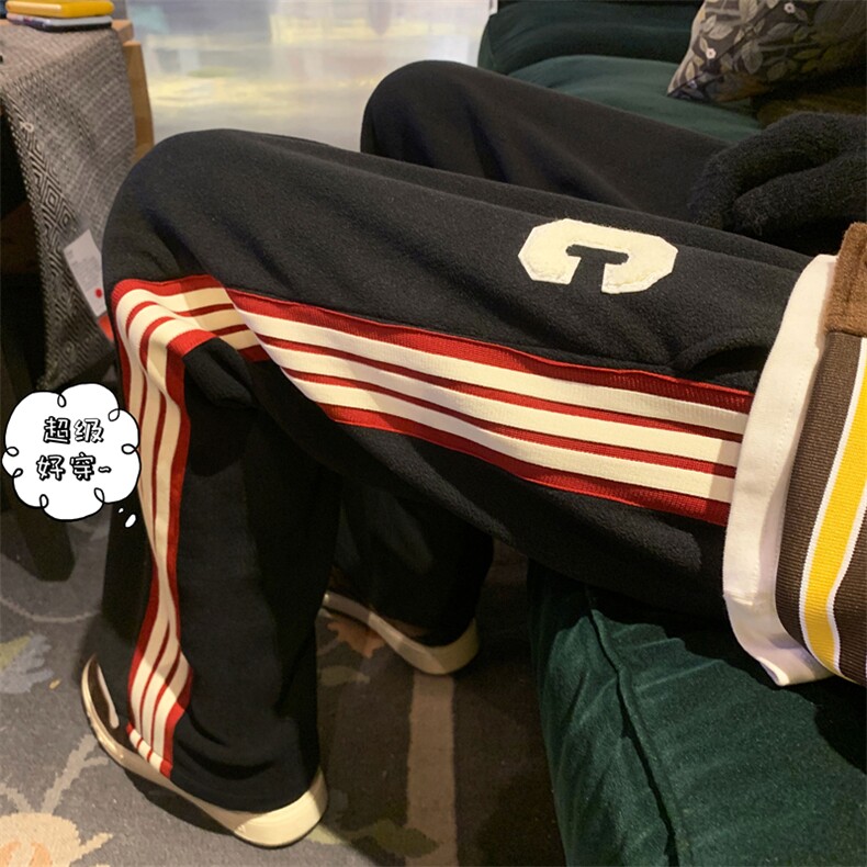 XZ616秋冬季新款百搭摇粒绒加绒加厚休闲裤TY441P65控78,男装休闲裤,星座512A（原616）