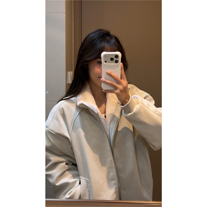 秋冬男士美式高街冬季重磅座山雕貂毛pu皮棉衣男女加厚外套,男装皮衣,电商B319