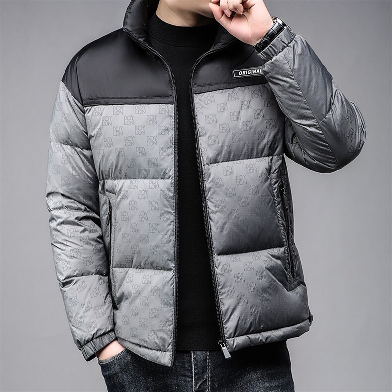 B8812鹅绒精品主推是轻奢品质羽绒服保暖舒适超轻休闲男士外套,男装羽绒服,钱塘207-3