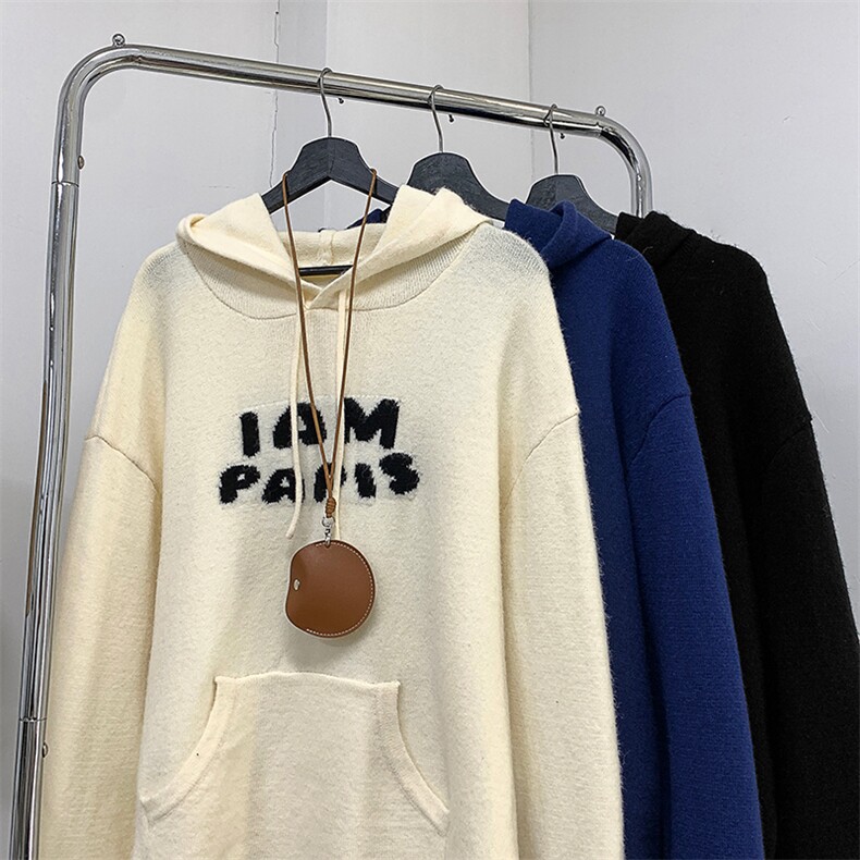 904-2-YY03-P55控78秋冬男女青少年连帽针织衫宽松字母毛衣线衣,男装针织衫/毛衣,星座904-2