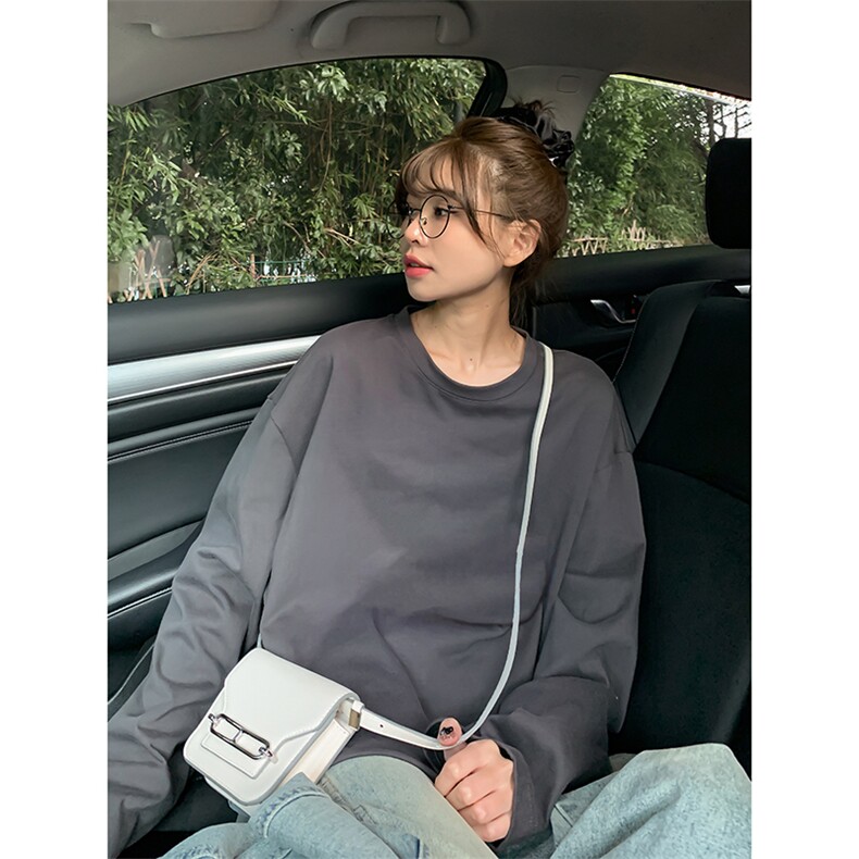 2026秋季百搭ins风潮流男女同款宽松长袖体恤上衣HY10TP17控29,男装T恤,电商A102B