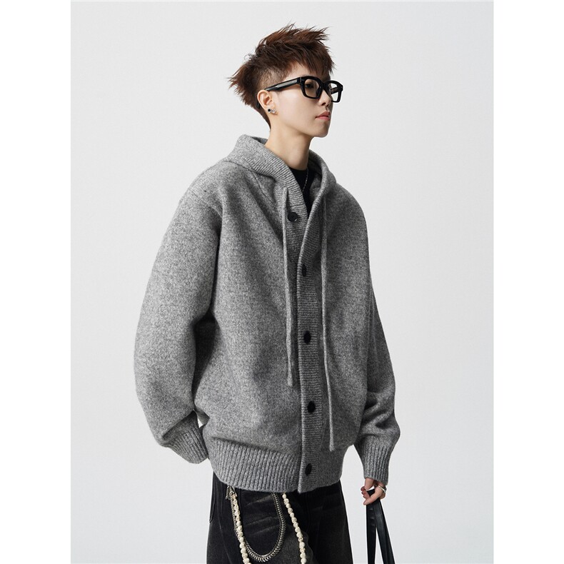 3现货原货版品质一件2斤连帽开衫毛衣HWH79-特P80控149,男装针织衫/毛衣,星座514A（原614）