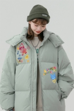 中性风23新款冬季时尚百搭宽松印花棉服外套MY6216P115控158，男装棉衣，电商A268