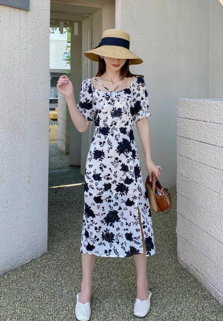 夏季新款碎花连衣裙，女装连衣裙，时尚靓姿