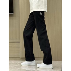 【有货】XXK324CC-特P40三角标裤子男女直筒宽松休闲裤，男装休闲裤，星座1007（原301D）