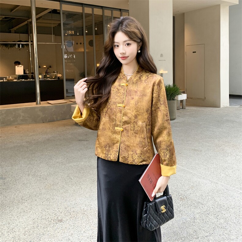 2026年春季女装女士精品唐装民族服装舞台服装唐装,女装短外套,凡歌灵