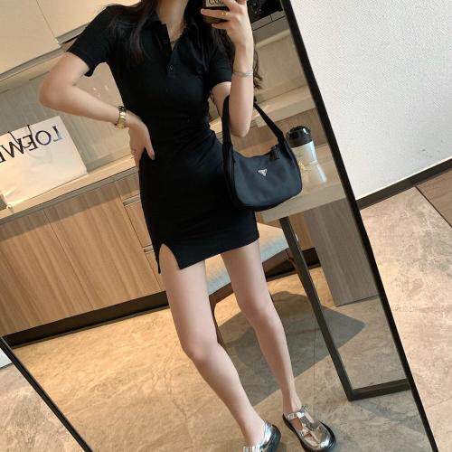 Polo领连衣裙，女装连衣裙，XTZ style