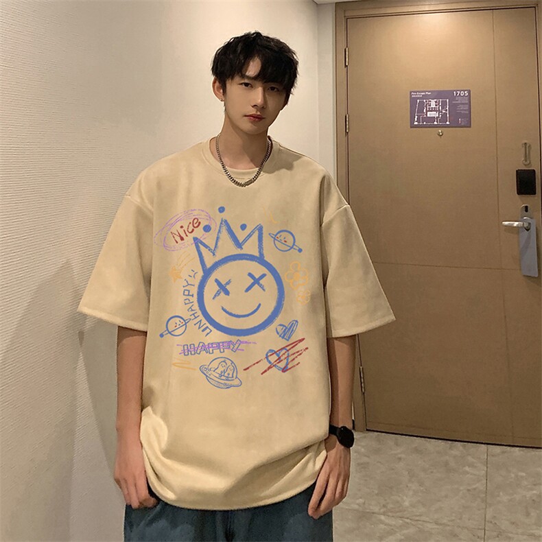 麂皮绒短袖t恤男大码半袖男JD82180-P25,男装T恤,电商A040