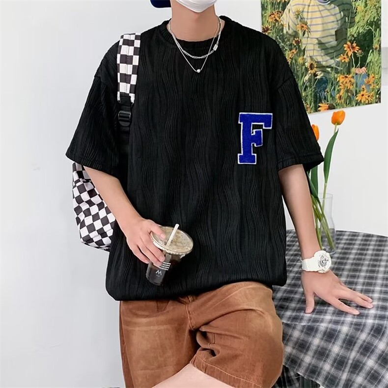 男城市风貌潮流T恤青春流行夏季时尚C7829P30,男装T恤,星座1116-2