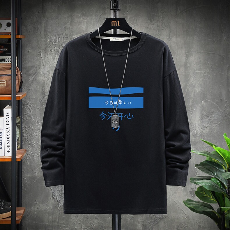 TX3033-P28纯长袖t恤男大码圆领打底衫体恤展架,男装T恤,电商A040A