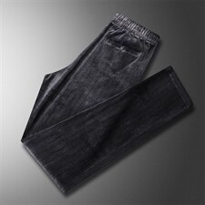 D3922秋冬新款男士商务休闲纯色灯芯绒休闲裤修身时尚长裤P128图片