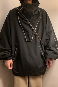 JK8105/P75秋装新款美式潮牌机能防水冲锋衣宽松夹克工装防风外套图片