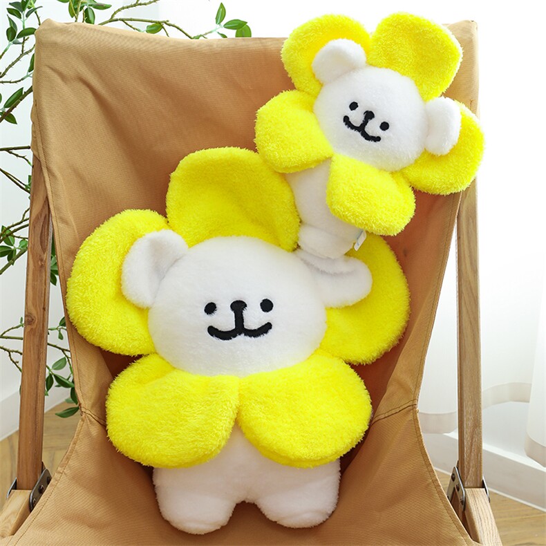 美思尼毛绒玩具 太阳花线条狗