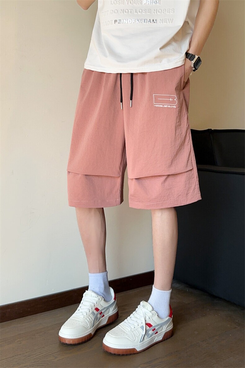 ！2026夏季新款男士宽松刺绣短裤情侣百搭五分裤DK313特P30,男装牛仔裤,电商B220
