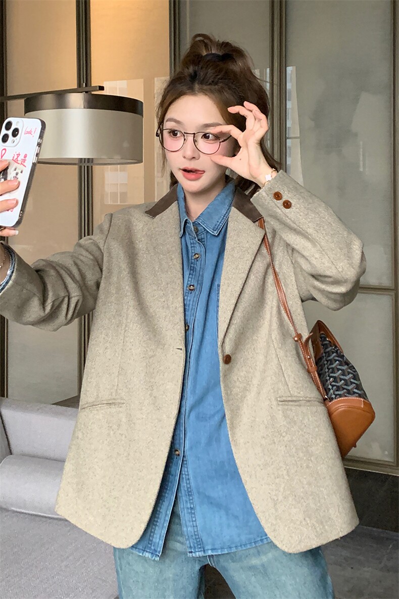 【新款】2025新款西装外套2C372-806-P175控258,女装西装,2C372