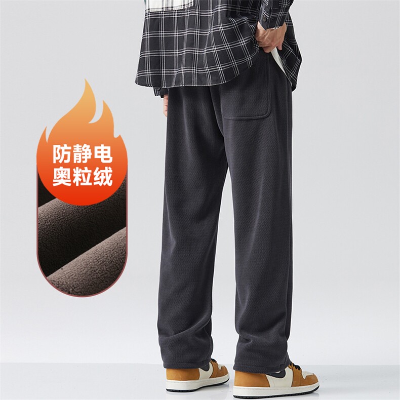 A178-1DY517AP85秋冬季加绒美式休闲卫裤,男装休闲裤,电商A178-1