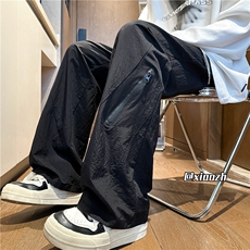 XZ6162024秋季重磅设计感双线拉链防水冲锋裤TY1032特P30控58，男装休闲裤，星座512A（原616）