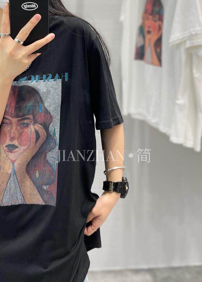 夏季新款大版图案短袖，其它，JIAN.Z 简.站