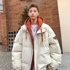抖音供应现货！三防冬季加厚假两件羽绒棉衣外套棉服BM8825特P98，男装棉衣，电商A486