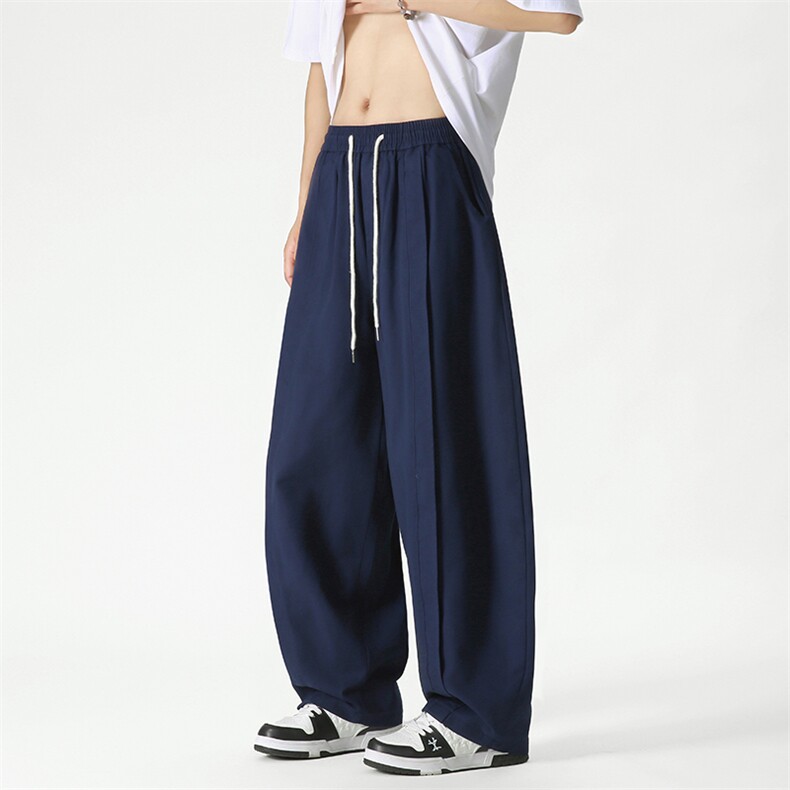 夏季新款 大码日系港风复古工装休闲裤哈伦阔腿裤男女潮 K302/P65图片