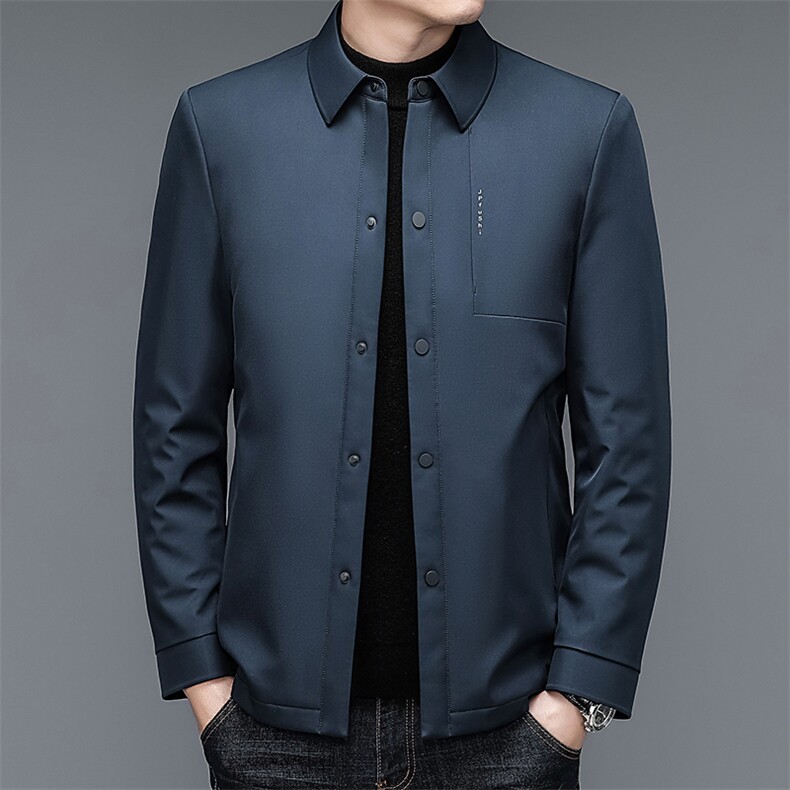 DZA88888钱塘2020-3商务休闲简约百搭中年男士冬季羽绒服P205,男装羽绒服,钱塘207-3