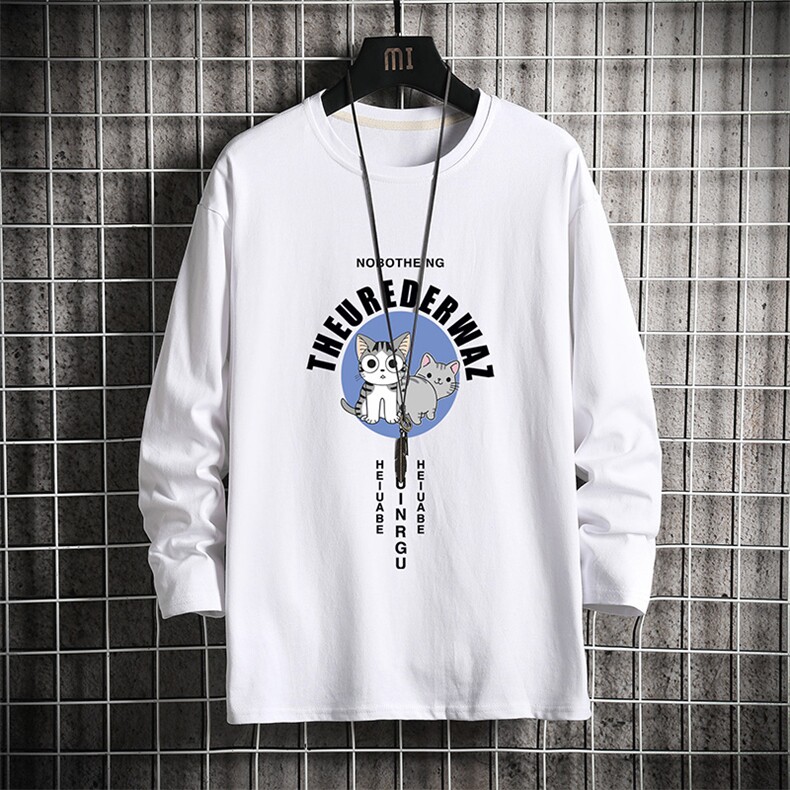 TX3160-P25 纯长袖t恤男大码圆领打底衫体恤上衣服图片