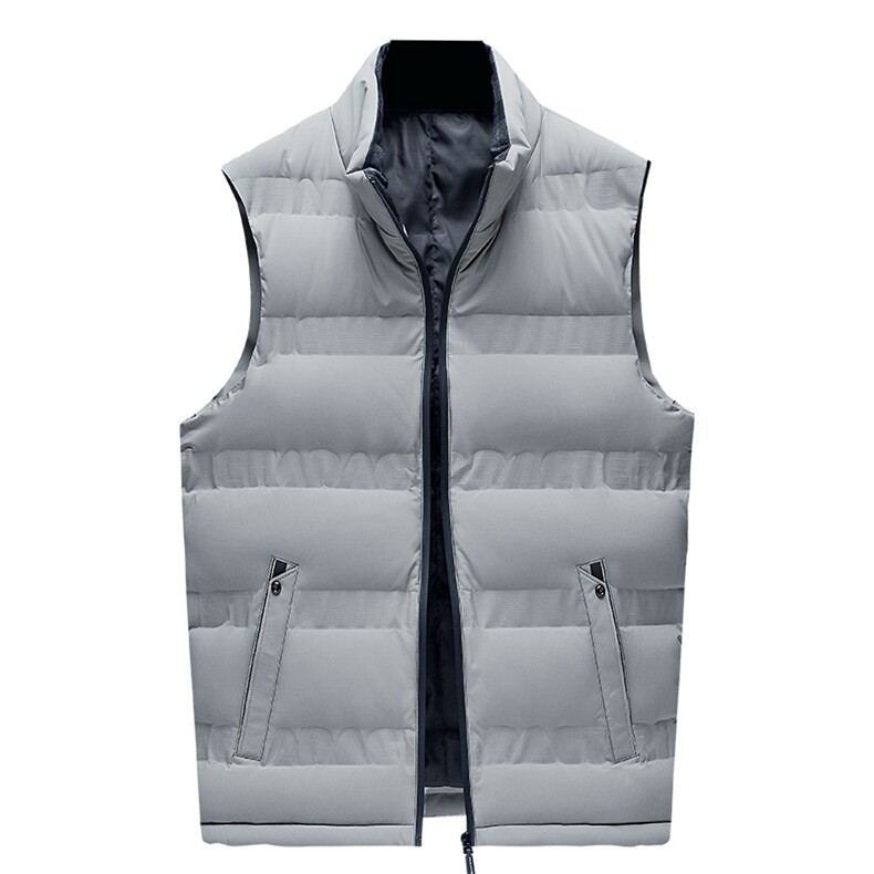 新款冬季商务休闲白鸭绒羽绒服中年男羽绒马甲外套ZK2102-P170，男装背心/马甲，电商B212（原钱塘6029）