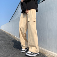 8XL-M特大码工装裤男长裤时尚潮牌宽松型纯色美式休闲裤K925P60，男装休闲裤，电商D206-1