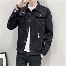JK925-p55-限价78大量现货网格牛仔夹克肥仔量足破洞印花大码,男装夹克,星座103A