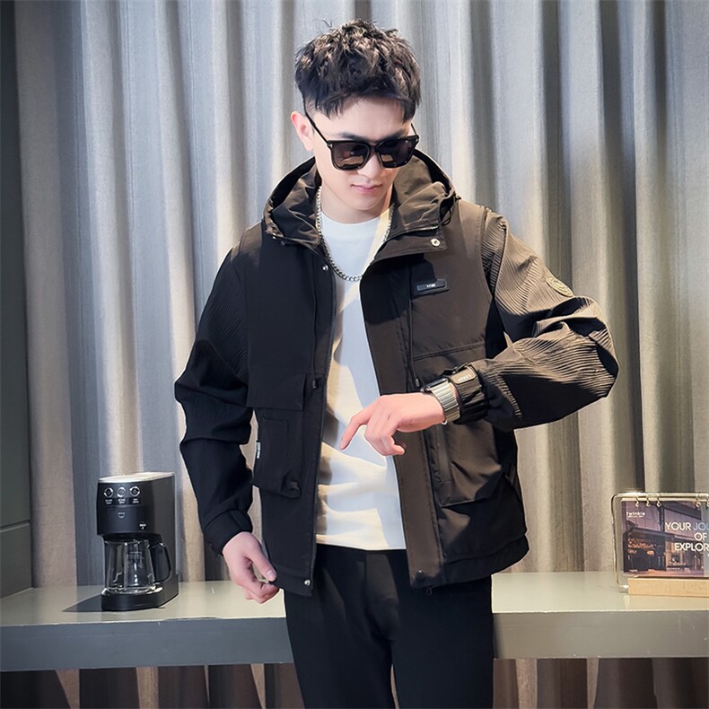 9901-P118控158春季新款社会小伙潮店主风夹克男外,男装夹克,电商D327