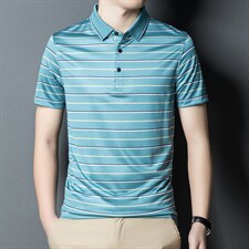 夏季新款男士翻领短袖t恤中年有领男装上衣服休闲POLO衫，男装T恤，电商B212（原钱塘6029）