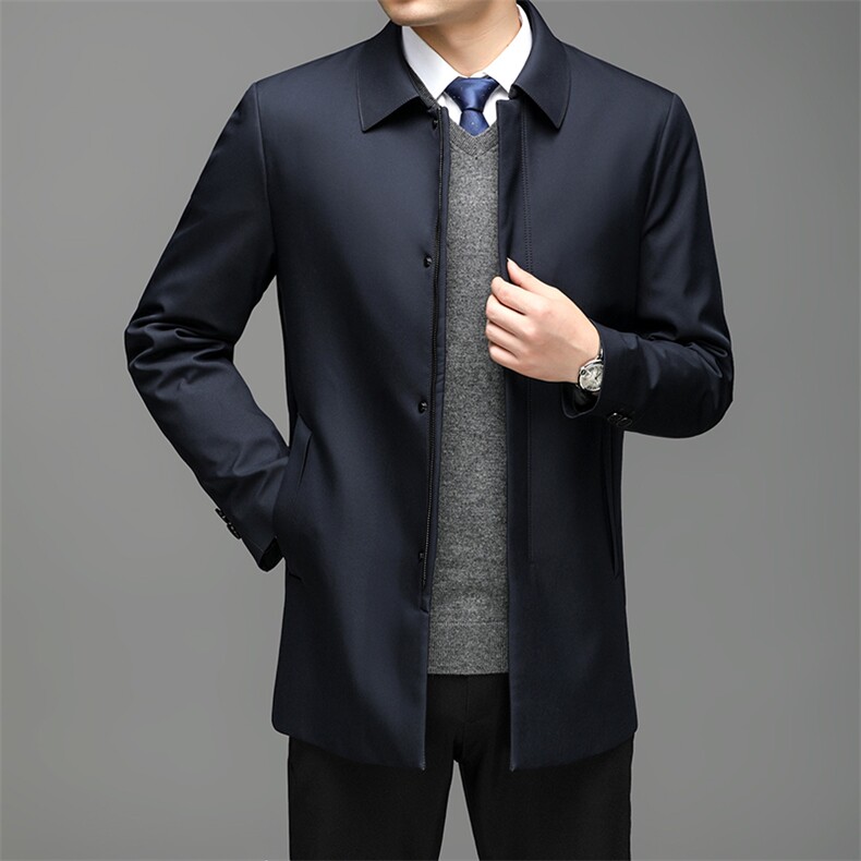 CK72069钱塘2020-2中年男士冬季厚款商务休闲百搭羽绒服P245,男装羽绒服,钱塘207-2
