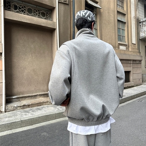 高质量华棉加绒加厚卫衣设计休闲外套男潮牌WY8892图片