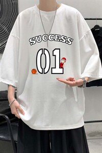 Q11205-P30 春夏季七分袖t恤男大码五分袖男短袖中袖   大皂风图片