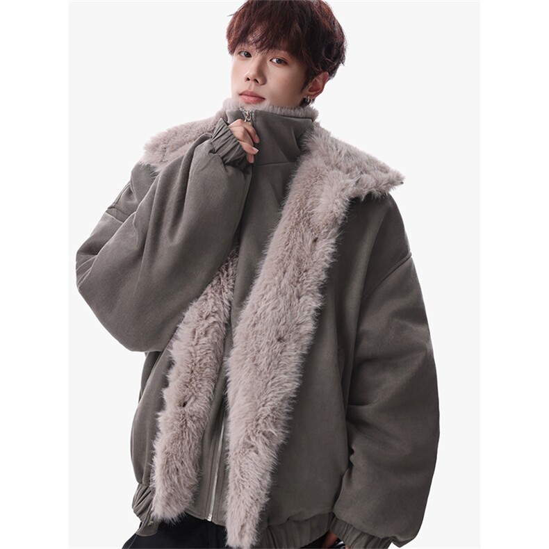 主推冬季假两件座山雕加厚外套潮加厚棉衣XZ102B-1M816-P145图片