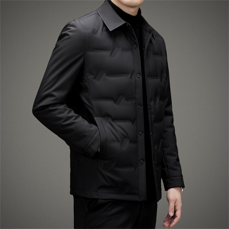 BAMJ-8978钱塘2020-2中年男士商务休闲简冬季厚款羽绒服P150,男装羽绒服,钱塘207-2