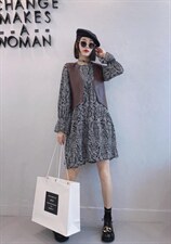 新款韩版连衣裙，女装连衣裙，韩流星