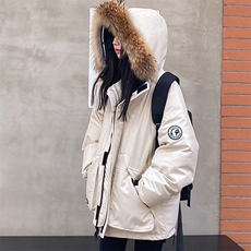 【升级款】派克服工装羽绒棉服oversize面包服外套Y902-P110，男装棉衣，电商B245