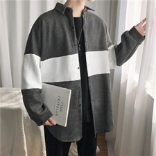 2026秋季拼色毛衣男宽松设计感针织衫潮ins港风潮流外套SY08-p45，男装针织衫/毛衣，星座1008-2