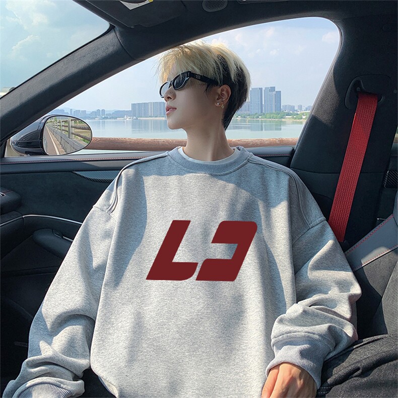 360克重磅图拉链华棉圆领卫衣【有货】C403A-YL25110LL-P45,男装卫衣,电商C403A