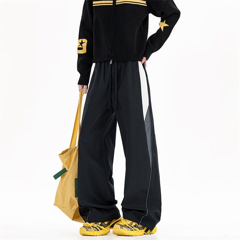 工装裤子休闲裤美式少年感宽松百搭机车风直筒K06572-P45，男装工装外套，星座308B-2